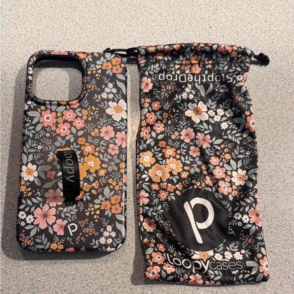 Loopy Case - brand new- Vintage Blooms - IPhone 15 pro max